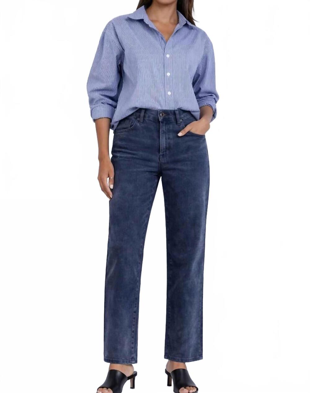 NEW CARRELI JEANS baby wale corduroy pants in retro blue